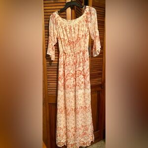 Floral Print Maxi Dress